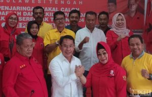 Dengan Penuh Keyakinan Menuju Pilkada Sulteng, Irwan Lapatta Mendaftar di PDIP