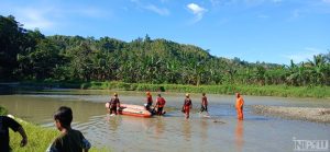 Seorang Warga Lansia Hanyut di Sungai Donggala