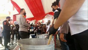 Polda Sulteng Musnahkan 41,5 Kg Sabu, Kapolda: Ini Bukti Keseriusan Kami