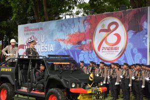 Upacara Hari Bhayangkara ke-78 di Sulteng, Digelar Di Kantor Gubernur Sulteng