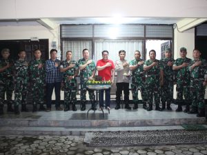 Sambangi Rumah Dinas Kapolresta Palu, Dandim 1306/KP Berikan Ucapan Hari Bhayngkara Ke-78