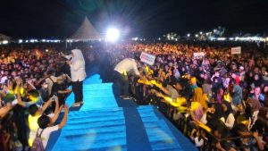 Deklarasi BERANI di Banggai, Masyarakat Simpang Raya Sampaikan Salam Rindu Dengan Anwar Hafid