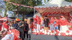 Wali Kota Palu Hadiri Gebyar PAUD Merah Putih, 6.000 Peserta Meriahkan Karnaval