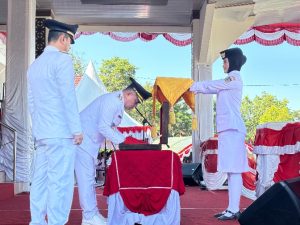 Wali Kota Palu Pimpin Upacara Khidmat HUT RI ke-79