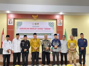 Pjs Wali Kota Palu Apresiasi Peluncuran Gerakan Wakaf Uang “SINAR” oleh Kemenag Kota Palu