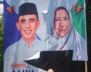 Baliho Anwar-Reny Dirusak, Tim BERANI Serukan Etika Berpolitik