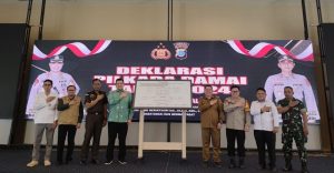 Polresta Palu Gelar Deklarasi Damai untuk Pilkada Serentak 2024