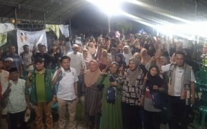 Ratusan Warga Samudera 2 Dukung Ahmad Ali-Abdul Karim, Sorakan “Beramal Menang” Menggema dalam Kampanye