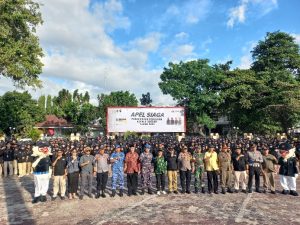 Asisten Pemkot Palu Hadiri Apel Siaga Pengawasan Pilkada Serentak 2024