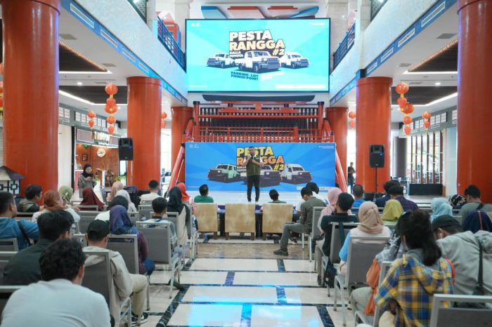 Kalla Toyota sukses gelar Pesta Rangga #2 di Phinisi Point Mall pada 12 Januari 2025, menghadirkan test drive Hilux Rangga, fun walk, dan hiburan dari DJ Aimee serta Ridwan Sau.