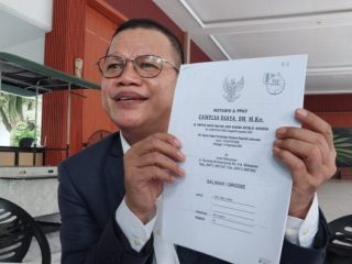 Kuasa hukum pelapor kasus pemalsuan akta notaris, Fahri Timur, SH