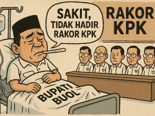 Bupati Buol Absen Rakor Pemberantasan Korupsi KPK karena Sakit