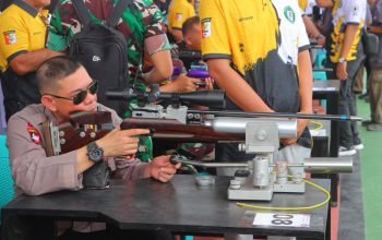 Kapolres Sigi Hadiri Pembukaan Kejuaraan Menembak Bupati Sigi Cup I 2025