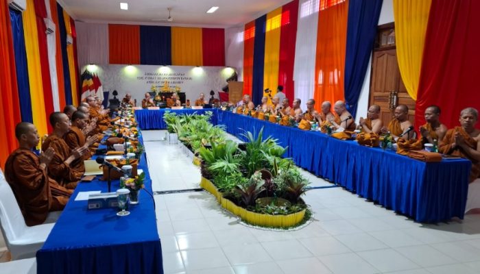 Rapimnas STI di Palu Fokus pada Persiapan Agenda Besar Jelang Setengah Abad Sangha Theravada Indonesia