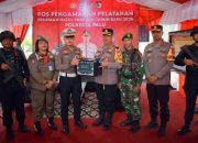 Kapolresta Palu Tinjau Pos Pengamanan Nataru, Pastikan Operasi Lilin Tinombala 2025 Berjalan Optimal