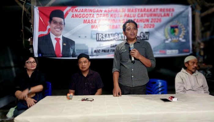 Reses 2026, Anggota DPRD Kota Palu, Irsan Satriya Dengar Keluhan Warga soal Fasilitas Umum