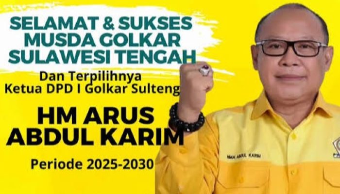 Golkar Sulteng Tuntaskan Konsolidasi, Musda 13 Kabupaten/Kota Hampir Rampung