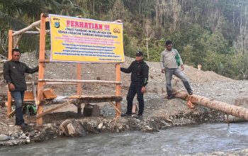 Polisi Tertibkan Aktivitas Tambang Emas Ilegal di Parigi Moutong