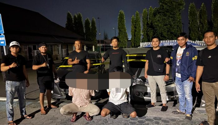 Resmob Tadulako Ringkus 2 Maling Mobil di Palu